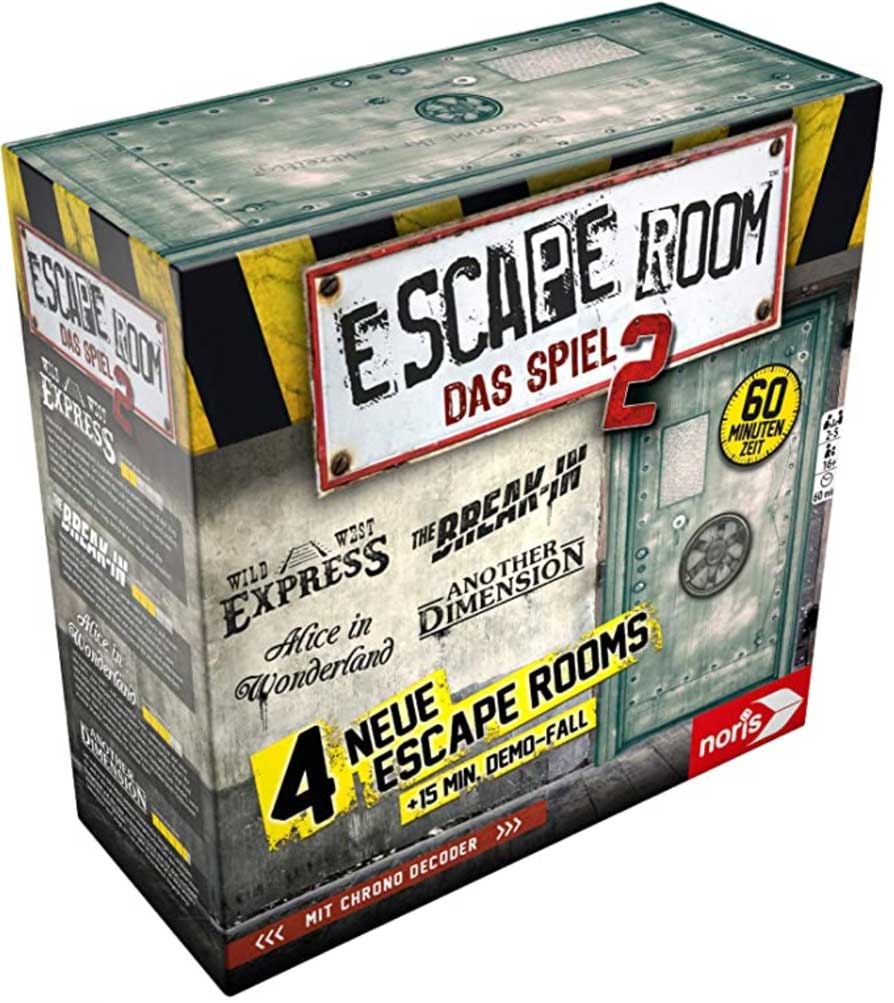 Escape Room mit Chrono Decoder Spiel Brettspiel für Erwachsene & Kinder ab 16 