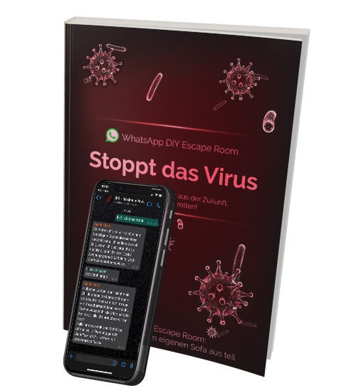 DIY Escape Room: Stoppt das Virus - Whatsappchat